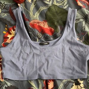 Crop top & biker short set